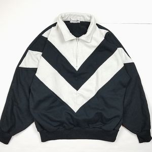 VTG 90's 00's Design Quarter Zip Sweatshirt